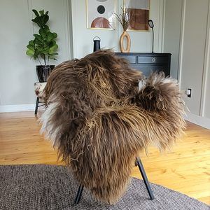 Beautiful Supple Soft Rare Rusty Brown Pelt 55" x 33"